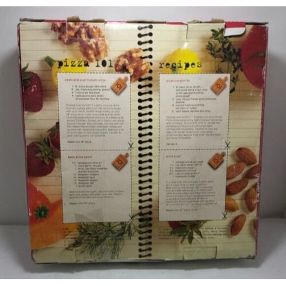 11 Piece Pizza 101 Set By Tabletops Unlimited WITH Recipes And Tips Offered - Picture 3 of 6